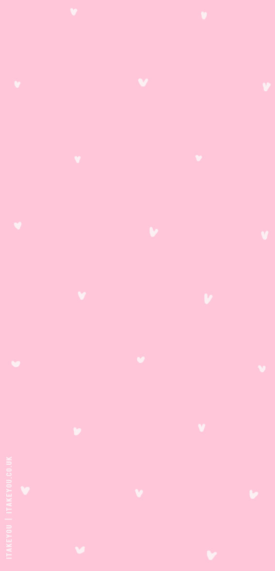Enchanting Valentine’s Wallpaper Inspirations : Tiny White Heart Wallpaper