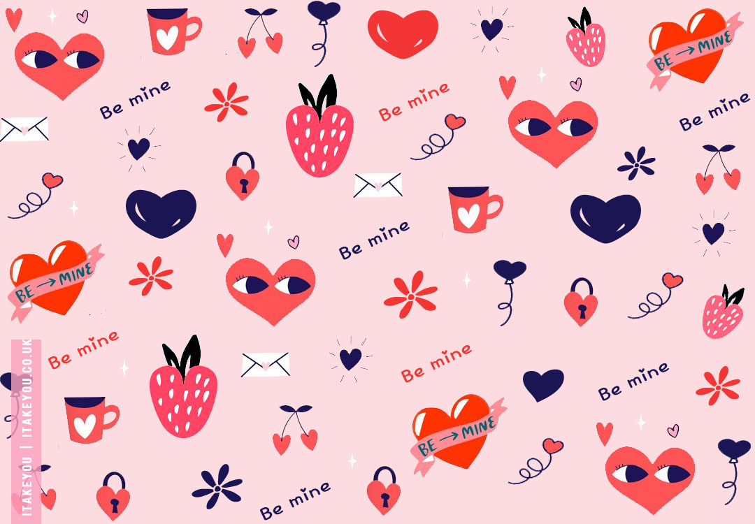 Enchanting Valentine’s Wallpaper Inspirations : Be Mine Wallpaper