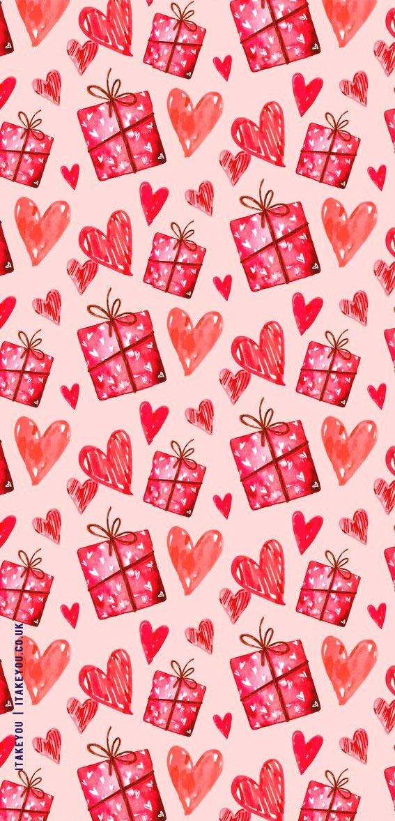 Enchanting Valentine’s Wallpaper Inspirations : Love Heart & Presents