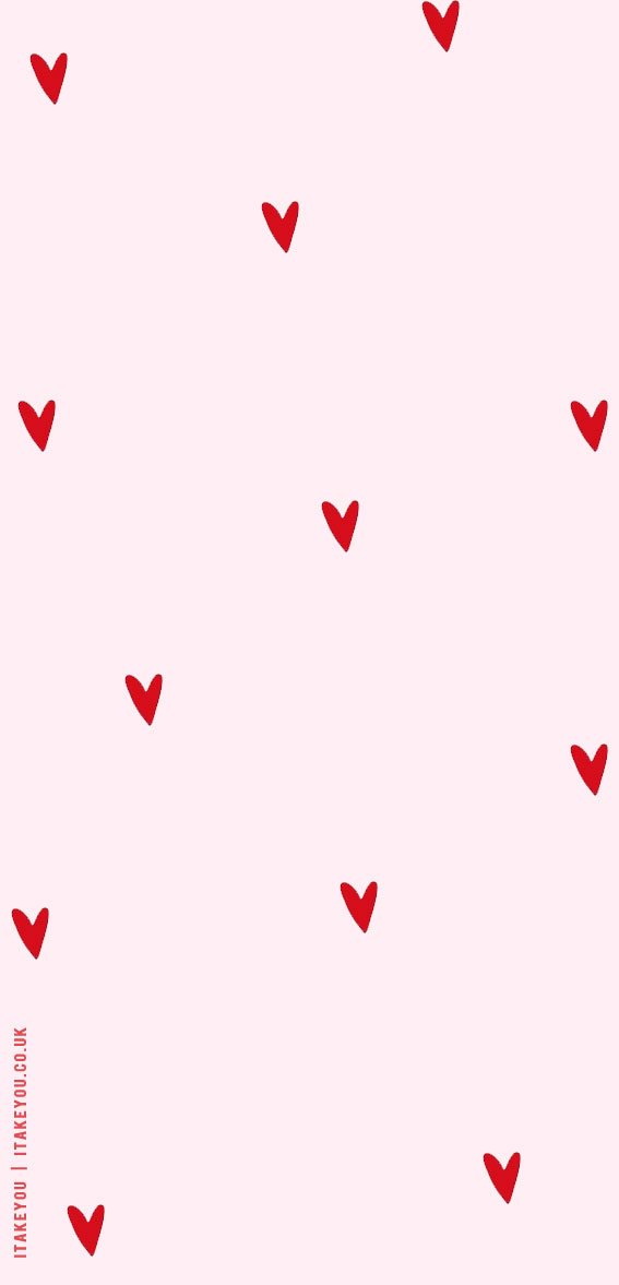 Enchanting Valentine’s Wallpaper Inspirations : Small Red Heart Wallpaper