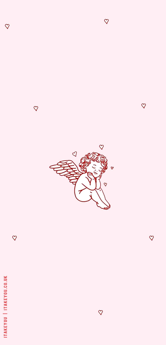 Enchanting Valentine’s Wallpaper Inspirations : Dreamy Angel Wallpaper