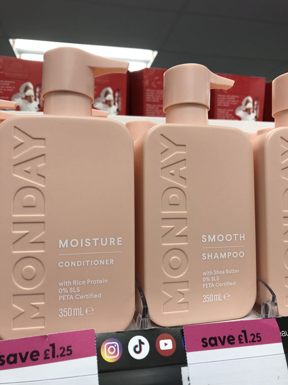 A Snapshot of Beauty Essentials : Monday Shampoo & Conditioner