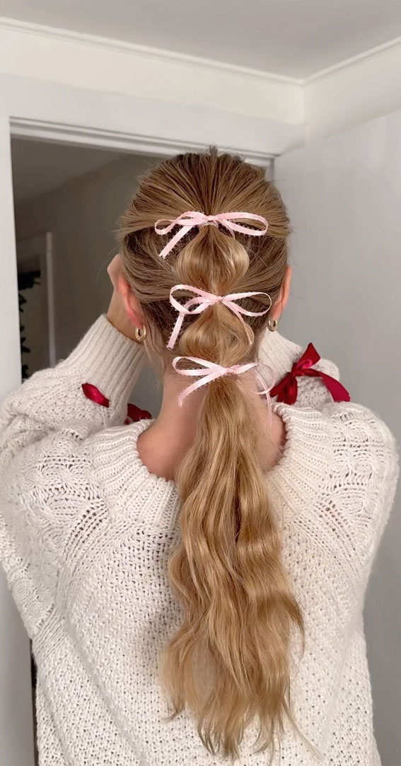 The Ponytail Bow | Cute Hairstyles - Cute Girls Hairstyles