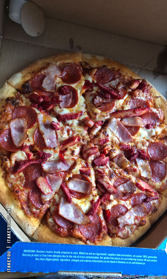 Culinary Captures Moments In Flavor : Bacon, Pepperoni + Tandoori Chicken – Domino’s Pizza