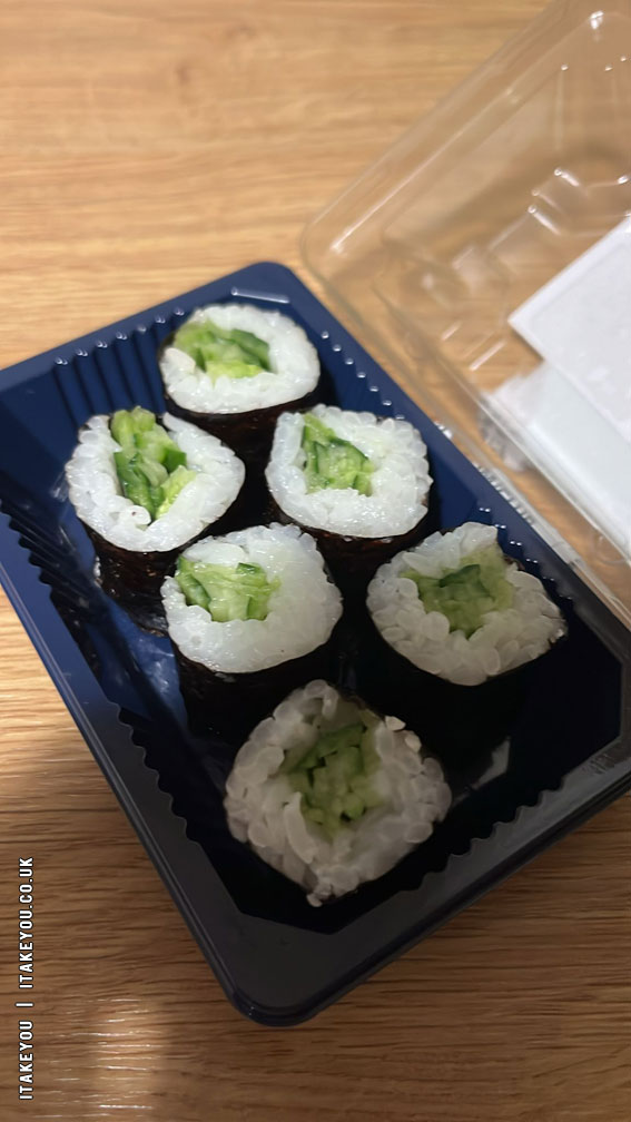 Culinary Captures Moments in Flavor : Take Away Cucumber Sushi