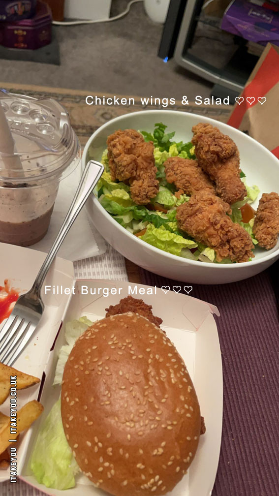 Culinary Captures Moments in Flavor : Fillet Burger & Chicken Wings
