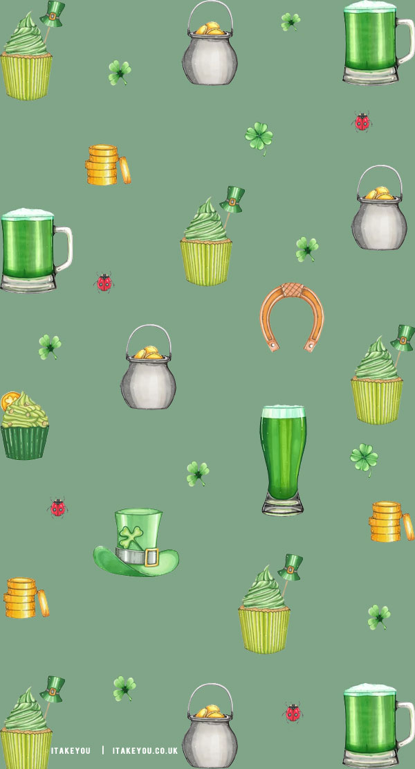 Inspiring March Wallpaper Ideas for a Vibrant Spring : Festive St. Patrick’s Day Wallpaper for Phone