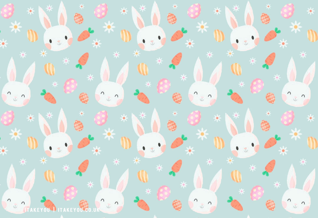 Easter Wallpaper Ideas for the season : Adorable Bunny & Pastel Easter Eggs