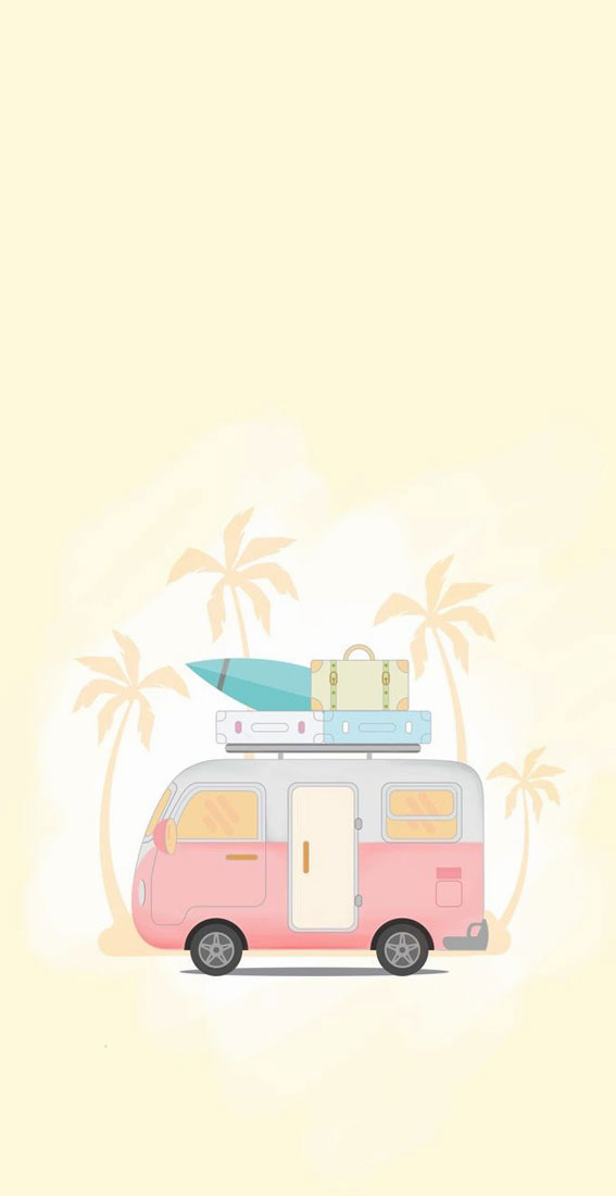 22 Cute Summer Wallpaper Ideas for 2024 : Seaside Escape