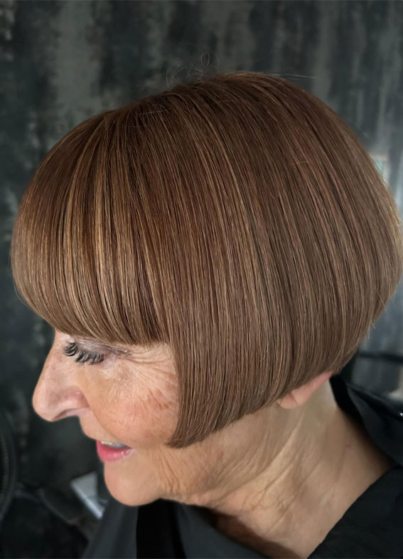 French bob hairstyles for women over 60, bob haircuts for women over 60, layered bob hairstyle for women over 60, layered bob haircut for women over 60, bixie haircuts for women over 60, short hairstyles for women over 60