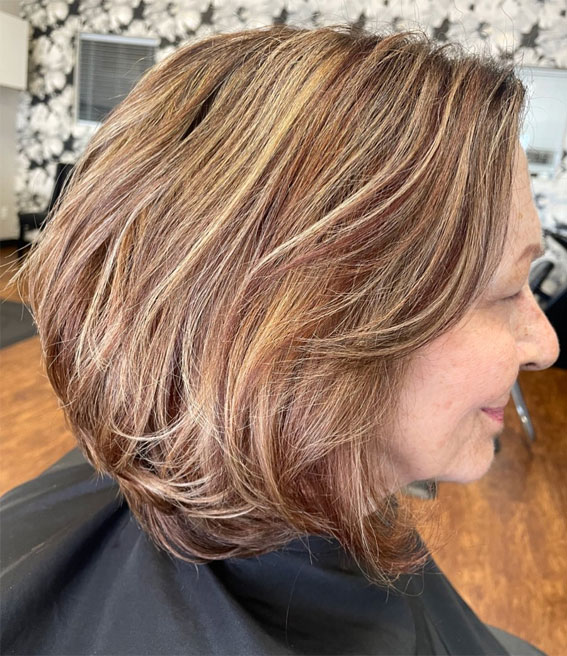 bob haircuts for women over 60, layered bob hairstyle for women over 60, layered bob haircut for women over 60, bixie haircuts for women over 60, short hairstyles for women over 60