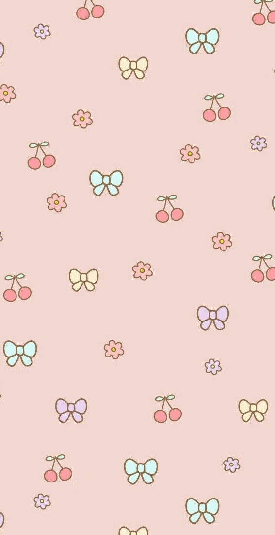 22 Cute Summer Wallpaper Ideas for 2024 : Bow, Cherry & Flower
