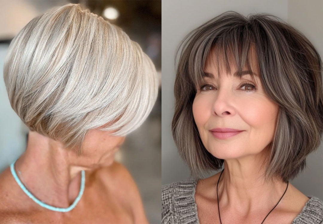 18 Bob Haircuts for Women Over 60 in 2024