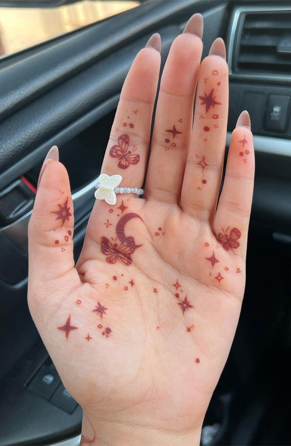 33 Trendy Henna Designs To Inspire : Contemporary Whimsy